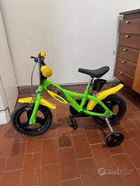 Bicicletta bambino Tartarughe Ninja con rotelle