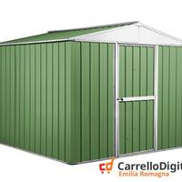Box porta attrezzi lamiera 276x260 verde chiaro