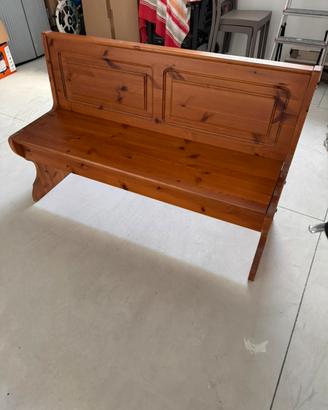 Cassa panca in legno massello