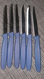 set coltelli da tavola in acciaio inox