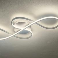 Plafoniera LED Design Moderno - Bianco Opaco