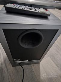 Soundbar e subwoofer LG