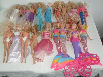 Mattel Varie Bambole Usate Di Barbie E Ken