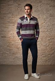 Polo Rugby La Martina Uomo - Maniche Lunghe--