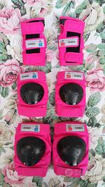 Protezioni bimba skate roller knee elbow pads