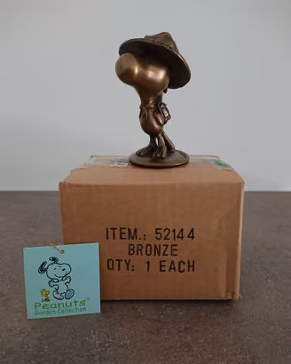 Statuina Peanuts Garden Collection RARA Woodstock
