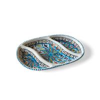 ANTIPASTIERA AP  OVALE -  TURCHESE