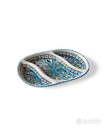 ANTIPASTIERA AP  OVALE -  TURCHESE