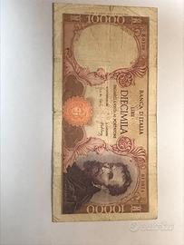 Banconota, 10000 Lire Michelangelo 1966 (BB)