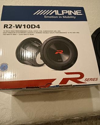 SUBWOOFER ALPINE TYPE R 10