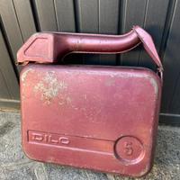 Tanica benzina DILO da 5 litri , anni 50