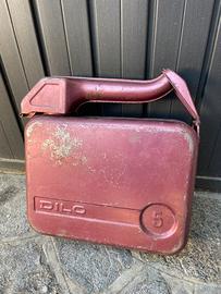 Tanica benzina DILO da 5 litri , anni 50