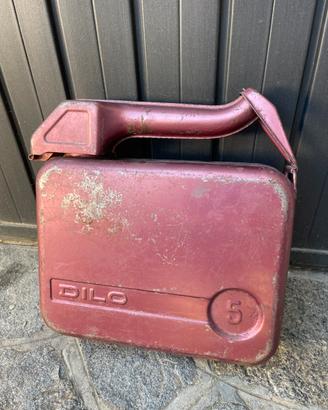 Tanica benzina DILO da 5 litri , anni 50