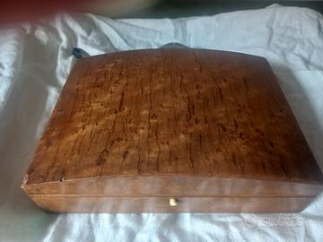 Scatola/ Portagioie in radica vintage