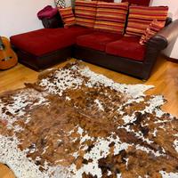 Tappeto in vera pelle bovina naturale–pezzo unico
