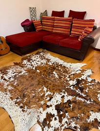 Tappeto in vera pelle bovina naturale–pezzo unico