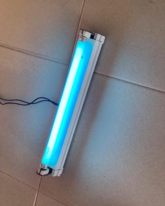 Portalampada neon con 2 tubi 12” G5 F8T5 8W UV