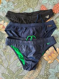 Lotto 3 Costumi Slip Uomo Emporio Armani - Tg. 46