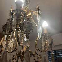 Lampadario VINTAGE funzionante a 3 lampadine