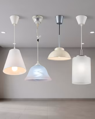 lampadari completi di lampadine