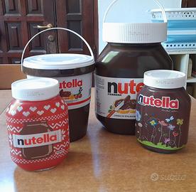 Vasi e barattoli Nutella VUOTI da collezione 
