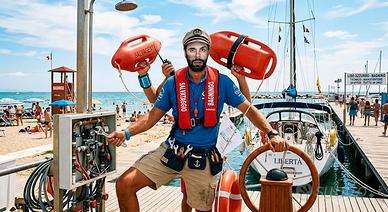 Bagnino, Tecnico/Responsabile piscina, Skipper
