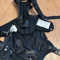 Zaino Stokke My Carrier 3 pezzi neonato bimbo nero