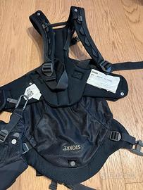 Zaino Stokke My Carrier 3 pezzi neonato bimbo nero