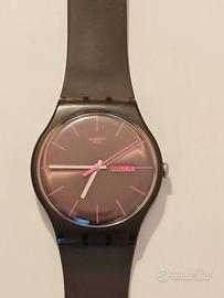 Swatch “Rebel” SUOC700 Brown & Pink 41 mm