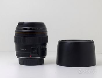 Canon EF 85mm f/1.8 USM con paraluce originale