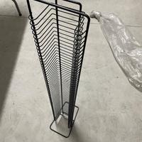 Porta CD verticale in metallo salvaspazio