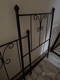 N. 2 lettini singoli ferro battutto