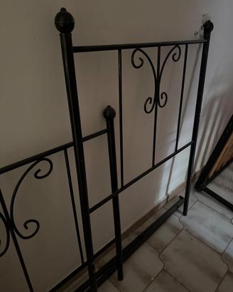 N. 2 lettini singoli ferro battutto