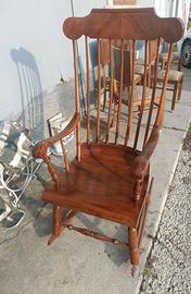 Sedia a dondolo vintage