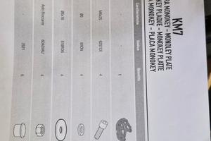 piastra per bauletto moto km7