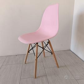 2/6 Sedie rosa, adatte camerette