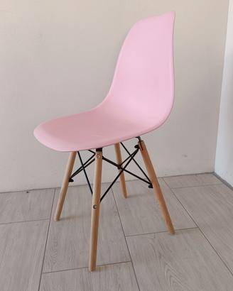 2/6 Sedie rosa, adatte camerette