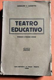 Raro libro 1926 Teatro educativo