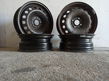 Set 4 Cerchi in Ferro Fiat Grande Punto 15"