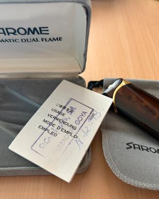 Accendino Sarome automatic dual flame vintage 1993