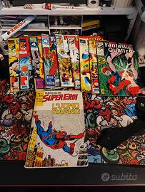 Fumetti l'uomo ragno e i fantastici 4