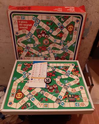 Scatola Il gioco dei segnali stradali vintage