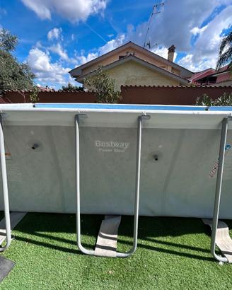 PISCINA BESTWAY FUORITERRA 412X201X122H POWERSTEEL