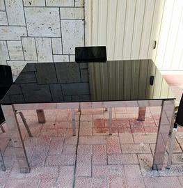 TAVOLO IN VETRO CALLIGARIS ALLUNGABILE.FUORIGROTTA