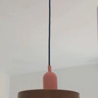 Lampadario At Ease Home disco in vetro