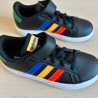 Scarpe sneakers bimbo adidas nere e multicolor