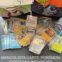 Completo Mancoliste Pokemon OSSIDIANA INFUOCATA
