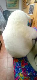 Peluches orso bianco grande.