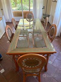 Tavolo da pranzo con sedie Dolcefarniente