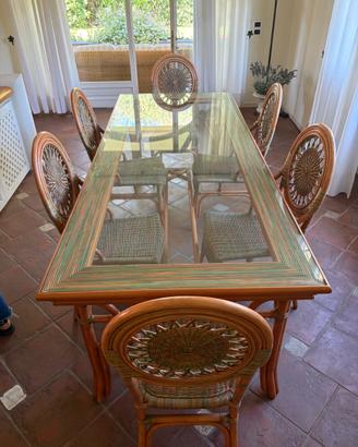 Tavolo da pranzo con sedie Dolcefarniente